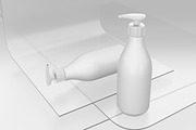 Shampoo Pump On Glass Mockup, a Packaging Mockup by Qaleb Studio (Thumbnail 2 of 2)