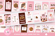 Bakery Instagram Templates Canva, a Social Media Template by Design Pixie (Thumbnail 4 of 7)