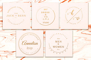 Stamp Premade Logo Templates Vol.2