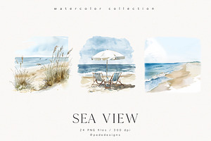 Sea View Illustrations