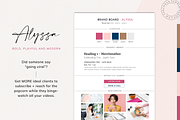 Alyssa YouTube Canva Templates, a Social Media Template by The Canva Template Shop (Thumbnail 6 of 6)