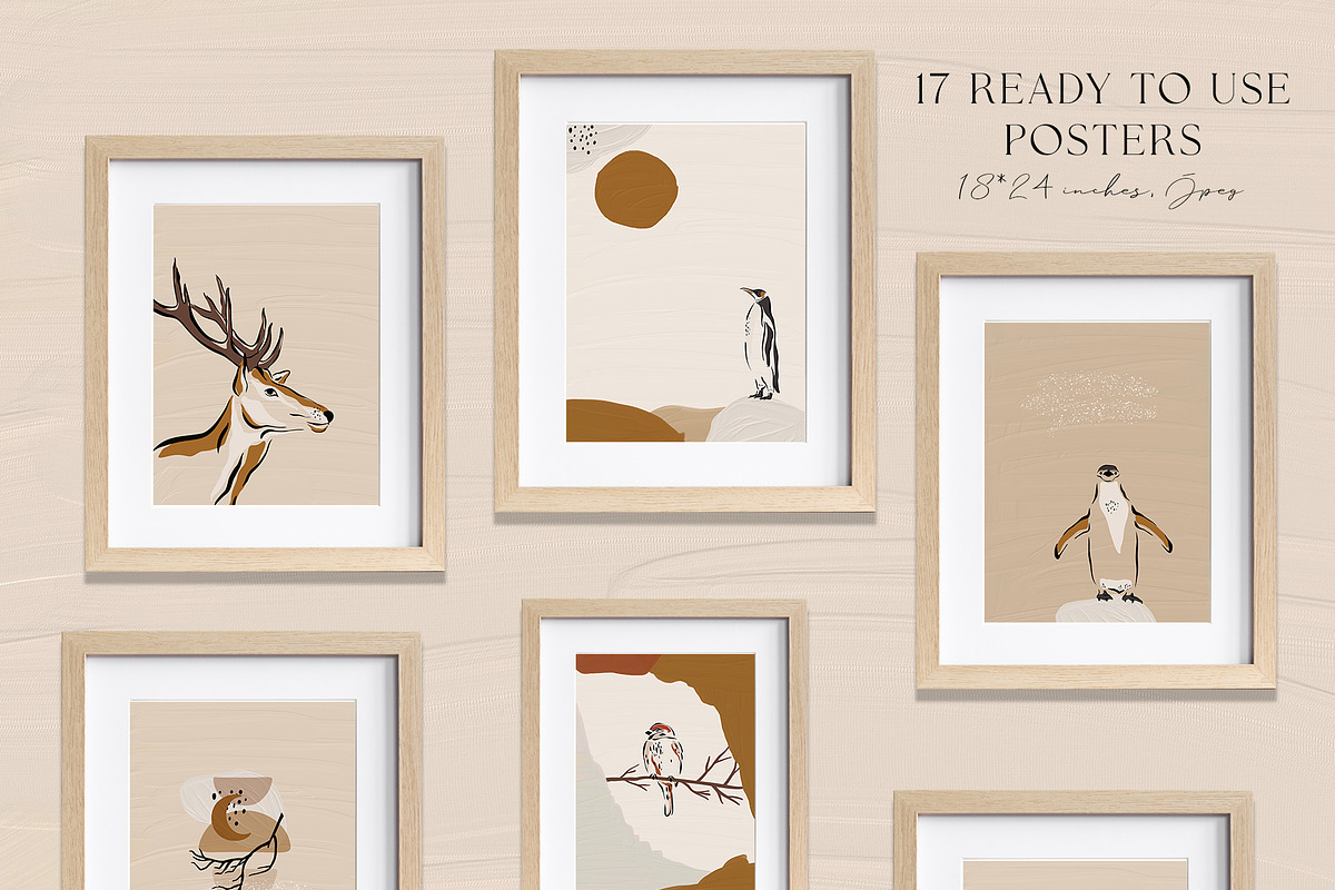 Christmas. Winter animals collection, a Seasonal Illustration by Alisovna (Photo 4 of 14)