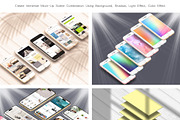 ALL 3D iPHONE MOCK-UP BUNDLE VOL-5, an iPhone Mockup by Graphicsworld125 (Thumbnail 6 of 19)