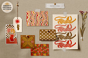 1160+ Groovy Posters Patterns Bundle, a Decorative Illustration by Julia Dreams (Thumbnail 13 of 14)