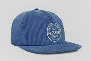 Realistic Corduroy Hat Mockup, a Hat Mockup by Uncentrifuged Pressure (Thumbnail 4 of 7)
