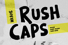 Rushcaps – Bold All Caps Marker Font
