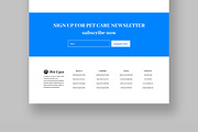 Pet Care Landing Page template, a Landing Page Template by ContestDesign (Thumbnail 5 of 5)