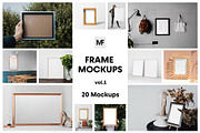 Picture and Poster Frame Mockups, a Print Template by MockupForest (Thumbnail 1 of 10)