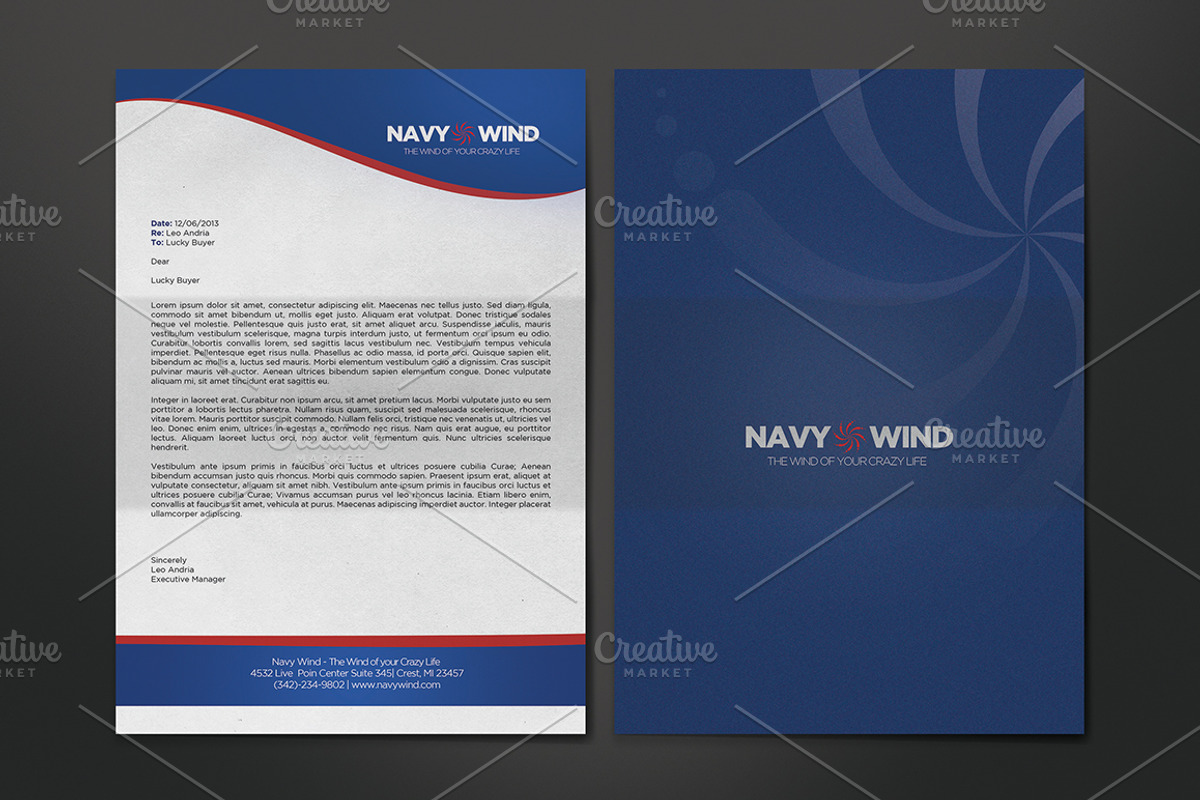 Modern Corporate Identity, a Stationery Template by Mastergfx (Photo 3 of 4)