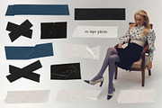 Paper Service: Collage Pack, an Object Graphic by lerinartstudio (Thumbnail 7 of 10)