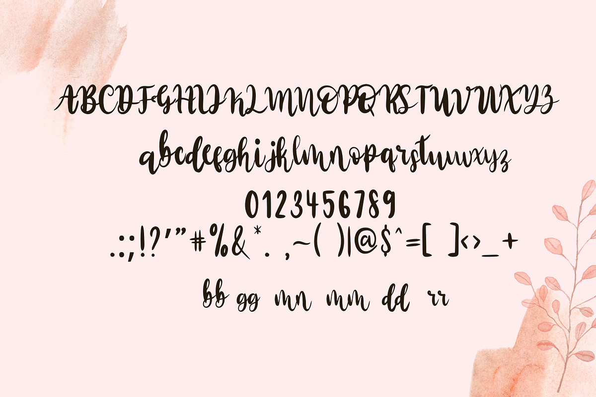Lovely Mamma, a Handwritten Font by nongnuchpolyiam1 (Photo 6 of 6)