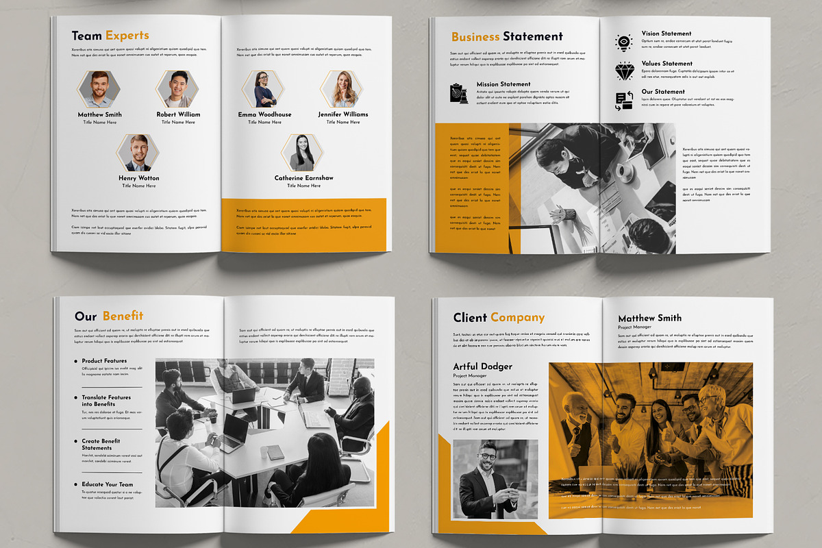 Company Brochure Design Template