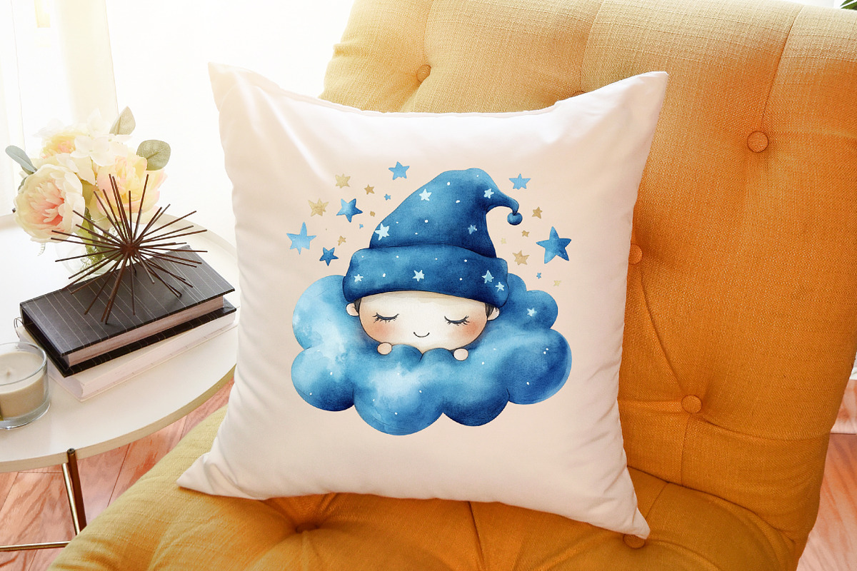 Clouds Simple Drawing Clipart, an Illustration by Sublimation Artist (Photo 6 of 6)