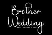 Brother Wedding, a Handwritten Font by FreshTypeINK (Thumbnail 1 of 8)