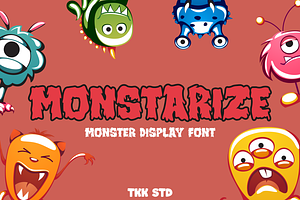 Monstarize - Gaming Font