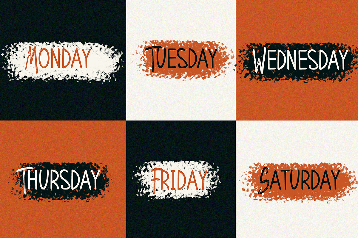 Raviola – A Handwritten Brush Font, a Handwritten Font by Dm Studio (Photo 8 of 8)