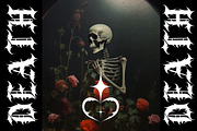 Mesciv Metal Blackletter Font, a Blackletter Font by dansdesign (Thumbnail 5 of 7)