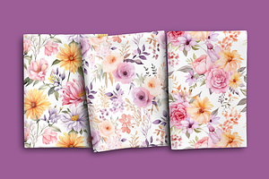 Floral Fantasia Seamless Patterns