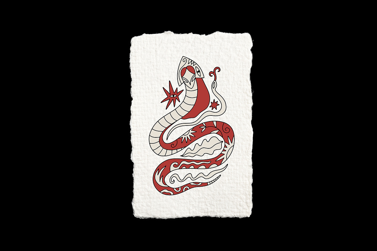 Red Folk Bundle, an Object Illustration by Annie Konst (Photo 13 of 17)