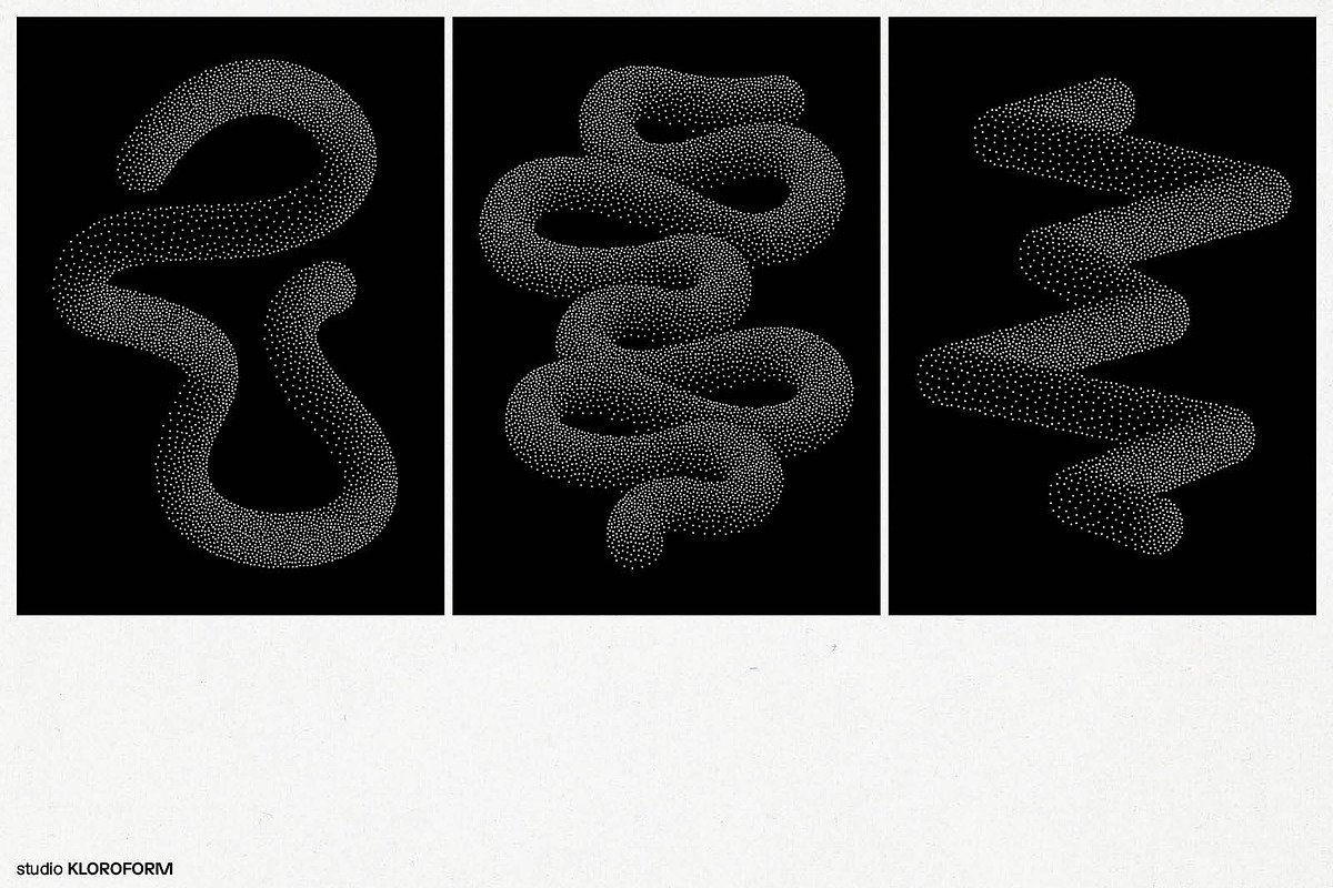 Stipple 2 - 100 dotted objects, an Object Graphic by kloroform (Photo 7 of 21)