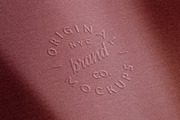 Embossed Fabric Logo Mockups, a Mockup by pixelbuddha.net (Thumbnail 6 of 8)