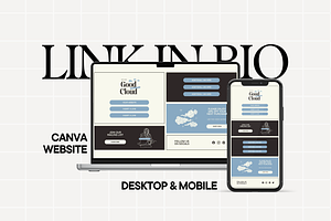 Canva Link In Bio Template, a Landing Page Template by Anna Design Studio