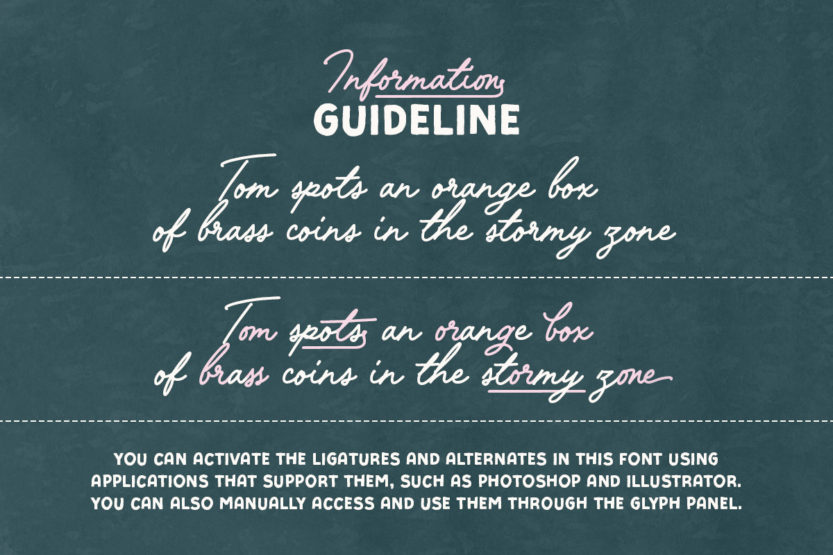 Vintage Postman - Handmade Font Duo, a Script Font by Sarid Ezra (Photo 9 of 9)