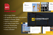 CONSTRUCT Business PowerPoint, a Presentation Template by Rizki Herdian (Thumbnail 1 of 6)