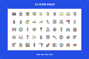 50 Beauty icons, an Icon by Wencory