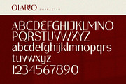Olario - Sans Serif Font, a Sans Serif Font by Alpaprana (Thumbnail 9 of 11)