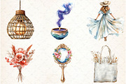 Boho Lifestyle Clipart, an Illustration by Libby Wishes (Thumbnail 6 of 6)