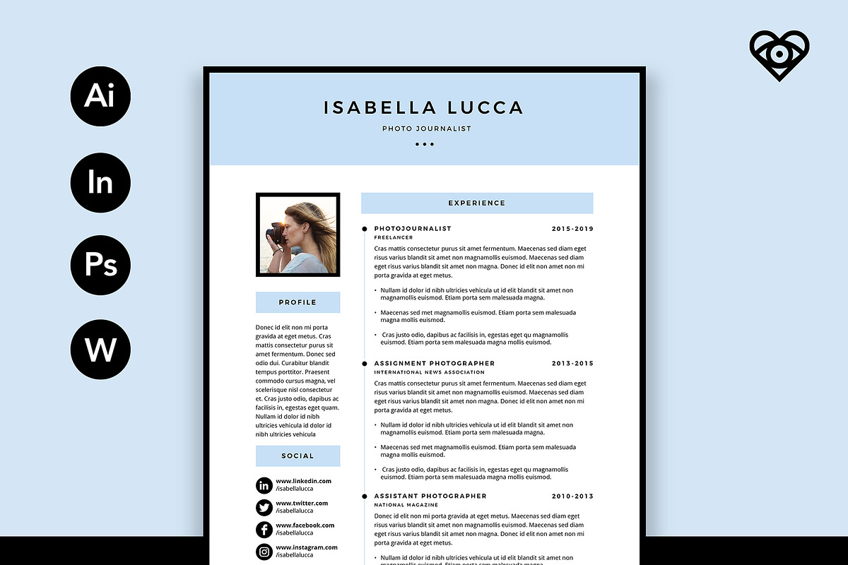 Classic Resume, a Resume Template by ikono.me (Photo 4 of 7)