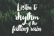 Petrichor Typeface, a Script Font by dreamwaves (Thumbnail 3 of 5)
