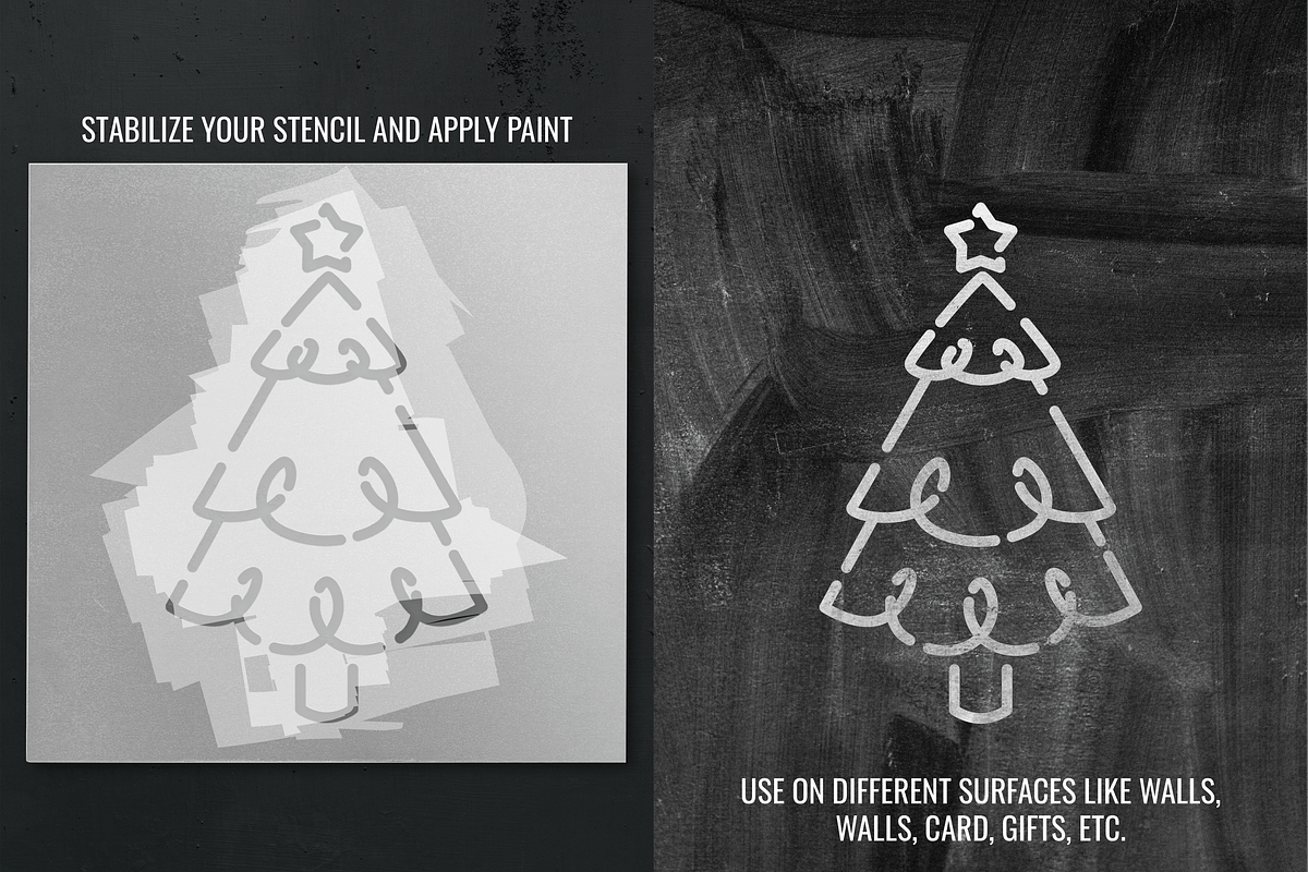 205 Christmas Stencils Designs, a Decorative Illustration by Arshad Ali (Photo 3 of 14)