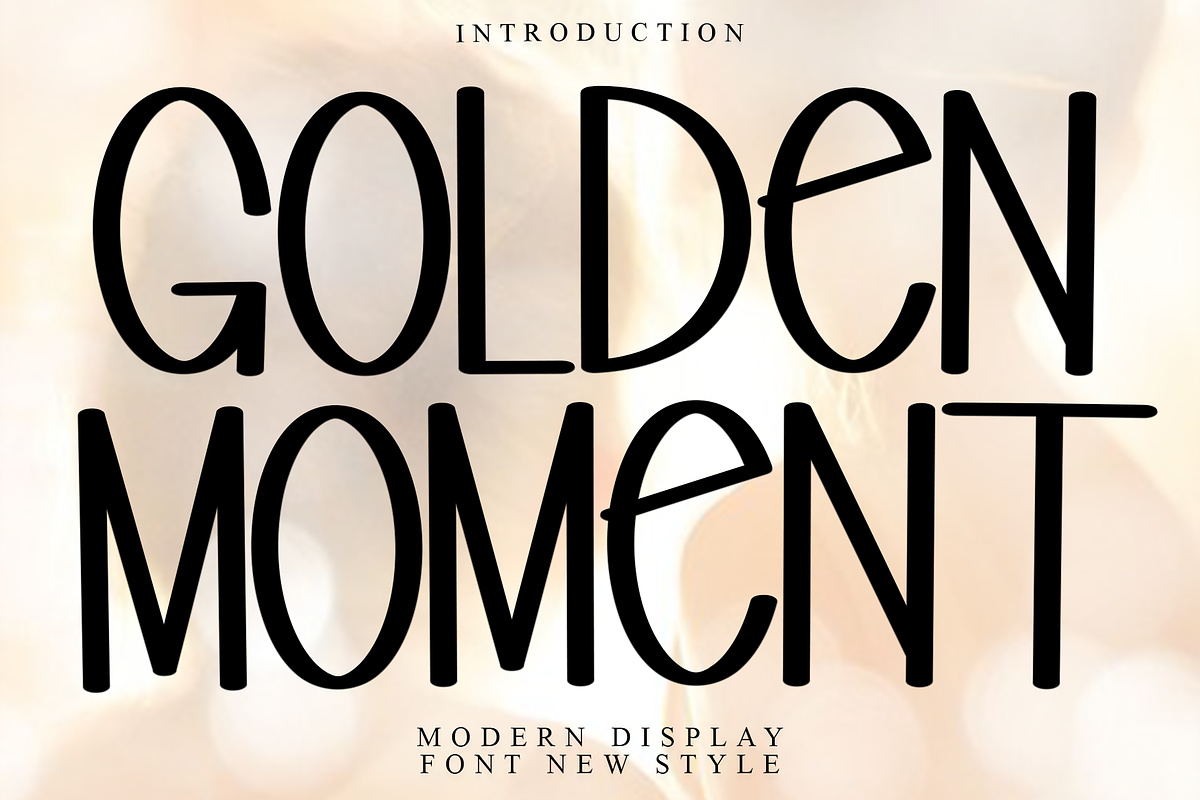 Golden Moment, a Font by FreshTypeINK (Photo 1 of 8)