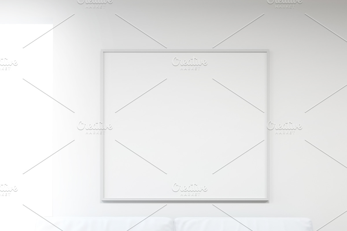 Mockup interior with frame, a Product Mockup by 2D/3D (Photo 2 of 12)
