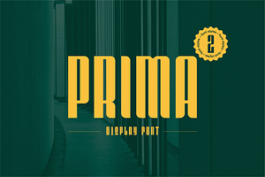 Prima | Display Font