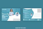 Medical Healthcare Postcard Template, a Card Template by graphics city (Thumbnail 2 of 2)