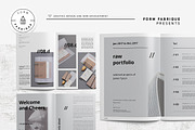 Rawz Portfolio, a Brochure Template by Form Fabrique (Thumbnail 7 of 11)