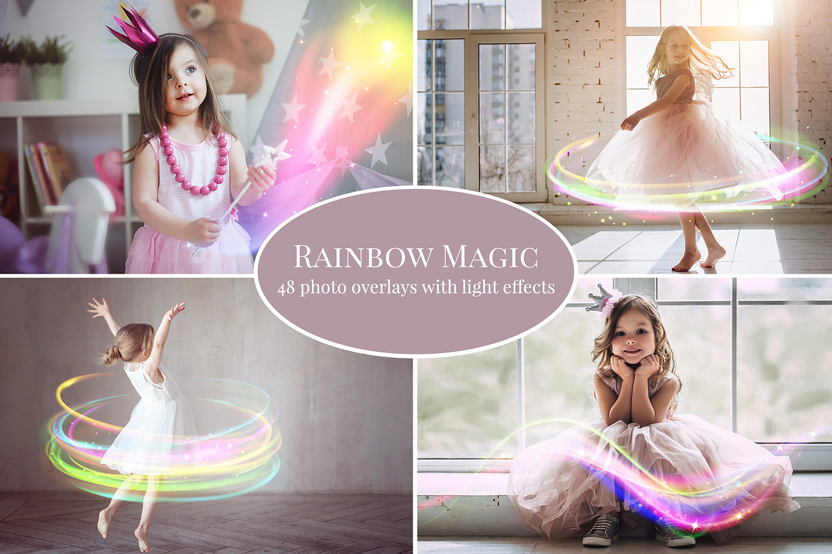 Rainbow Magic photo overlays, an Object Graphic by BrownLeopard (Photo 1 of 7)