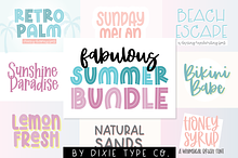 FABULOUS SUMMER FONT BUNDLE