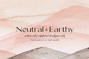 Neutral & Earthy abstract background, a Texture Graphic by NataliVA (Thumbnail 1 of 10)