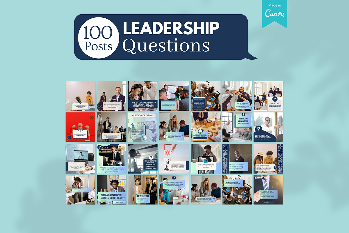 Leadership Bundle- Canva Templates, a Social Media Template by Viral Content Design (Photo 5 of 17)