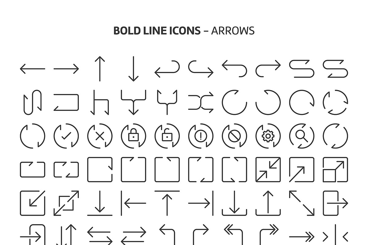 Bold Line Icons, an Outline Icon by Howcolour (Photo 143 of 151)