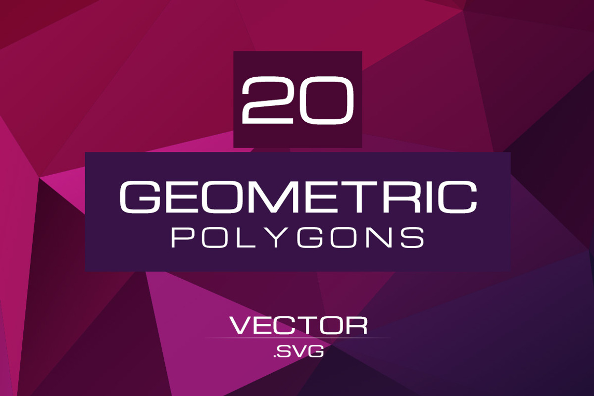Geometric Polygons Vector Pack