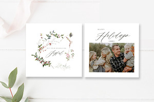 Christmas Card Template - Top Fold