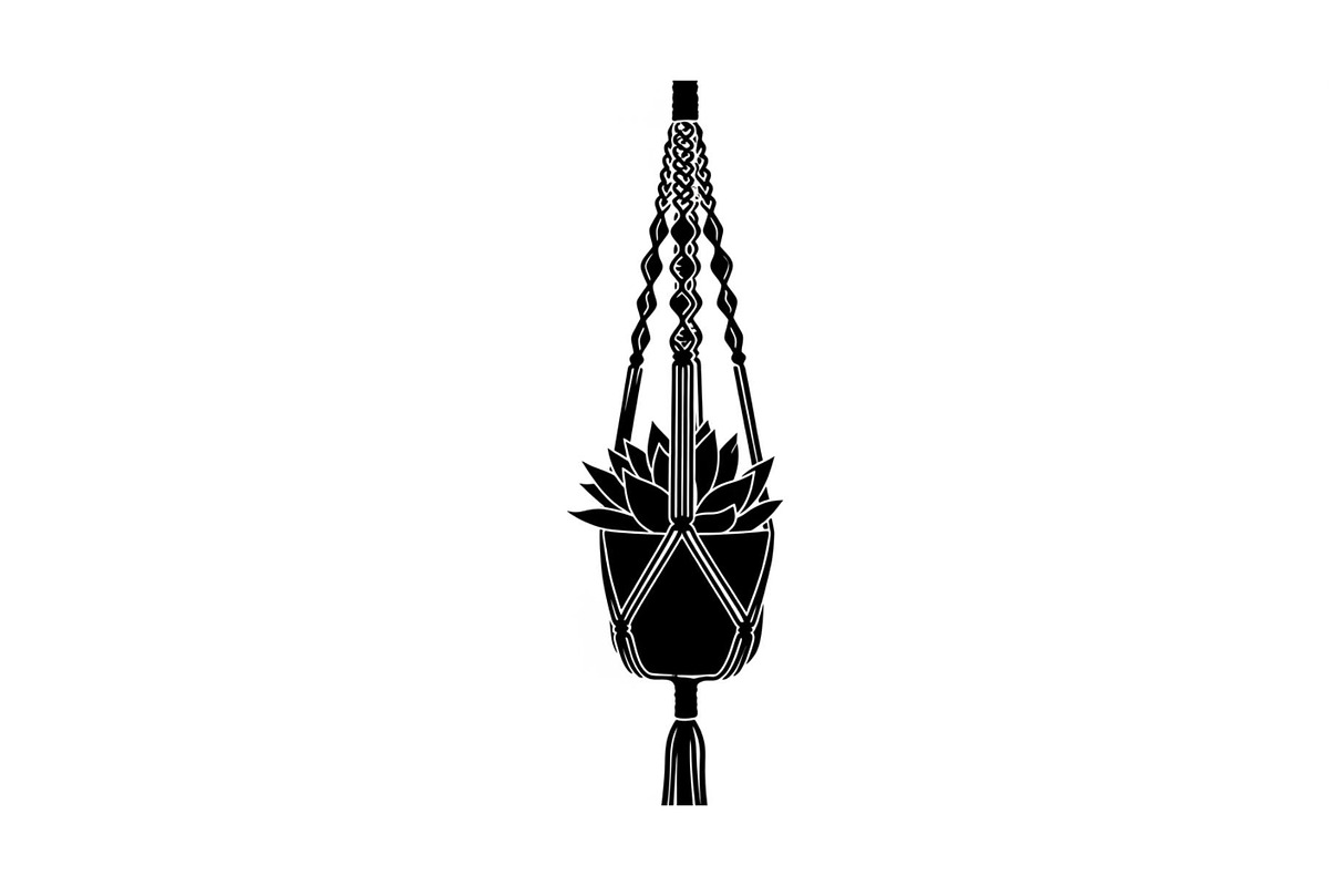Macrame Plant Hanger Bundle, an Illustration by Creativeshirt (Photo 18 of 31)