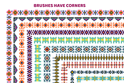 Tribal Illustrator Pattern Brushes, a Brush Add-On by ComelyPics Shop (Thumbnail 6 of 7)