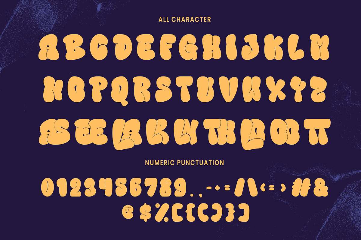 Lolazzu Graffiti Bubble Display Font, a Handwritten Font by Maulana Creative (Photo 2 of 7)