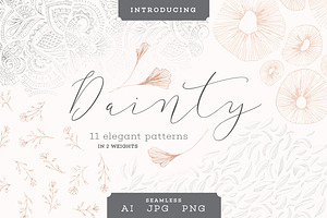 11 Dainty Patterns